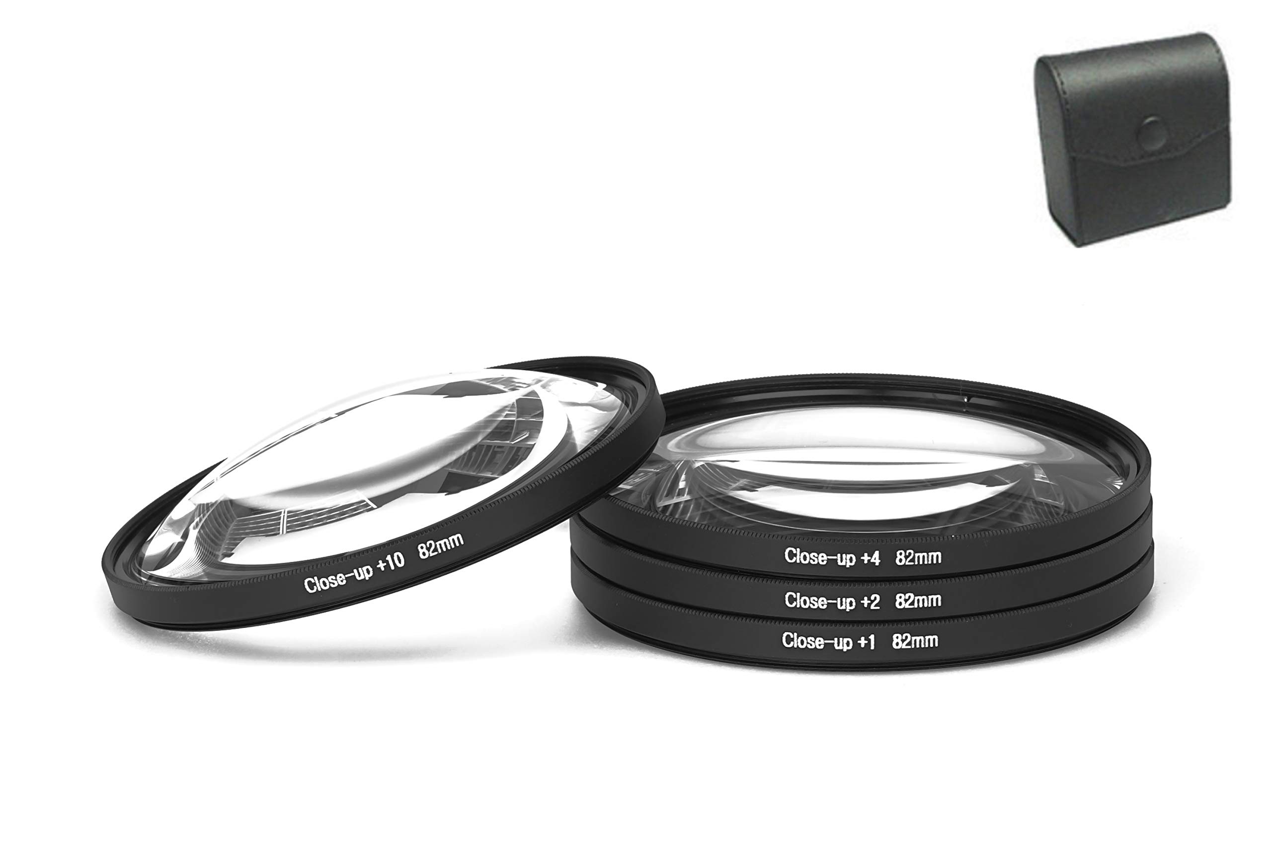 82mm Close-Up Filter Set +1+2 +4 +10 Makrolinse Nahlinse Close Up 82 mm