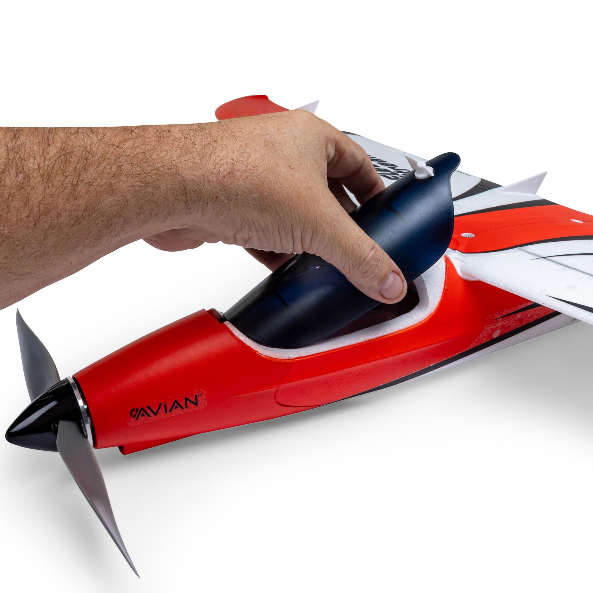 E-Flite ElectroStreak RC Plug N Play ferngesteuertes Propeller Flugzeug extrem schnell max 210 kmh, ohne Akku, Ladegerät und Fernsteuerung