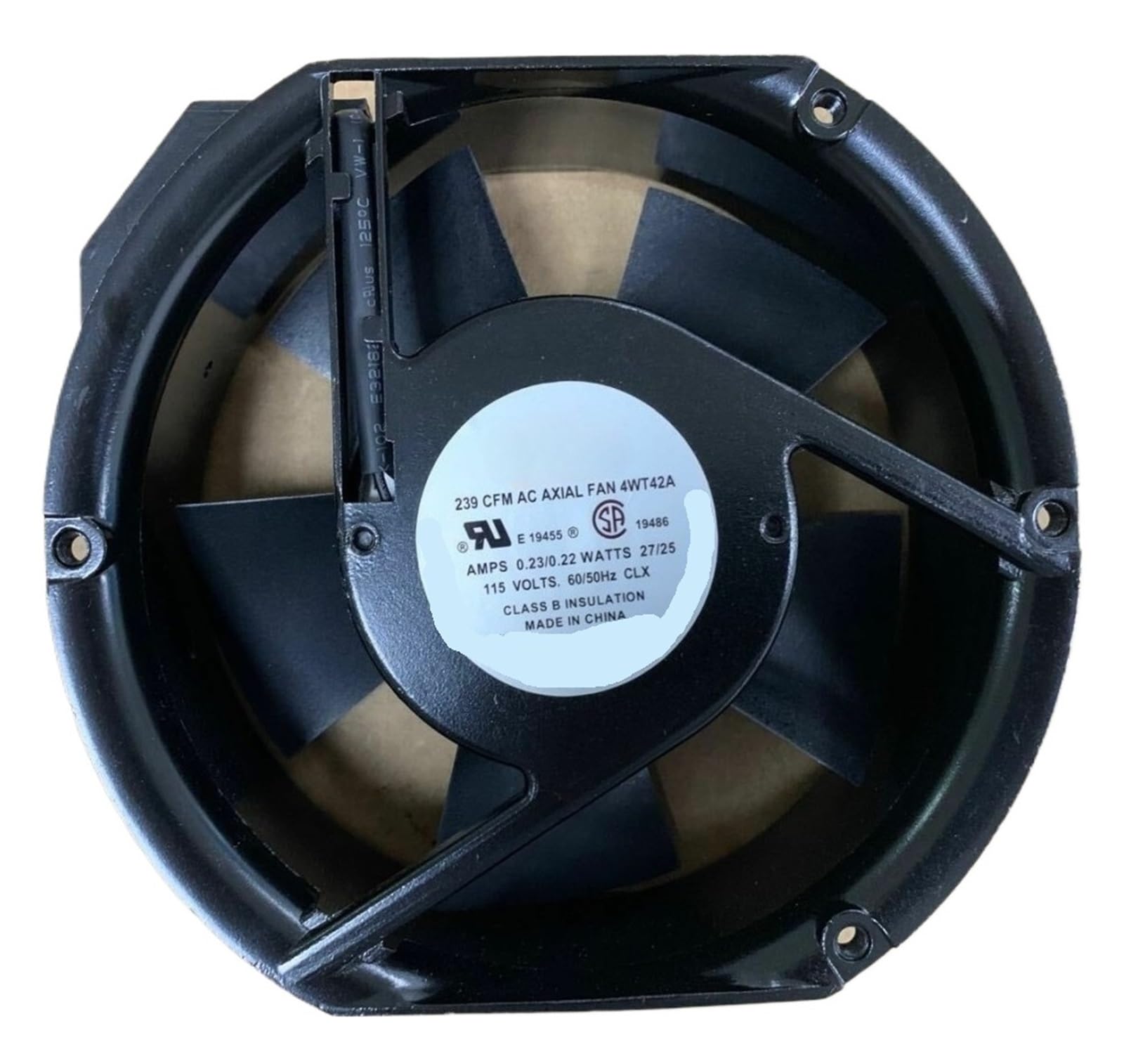 FSBNMNXPQ 4WT42A 115V 0.23/0.22A cooling fan