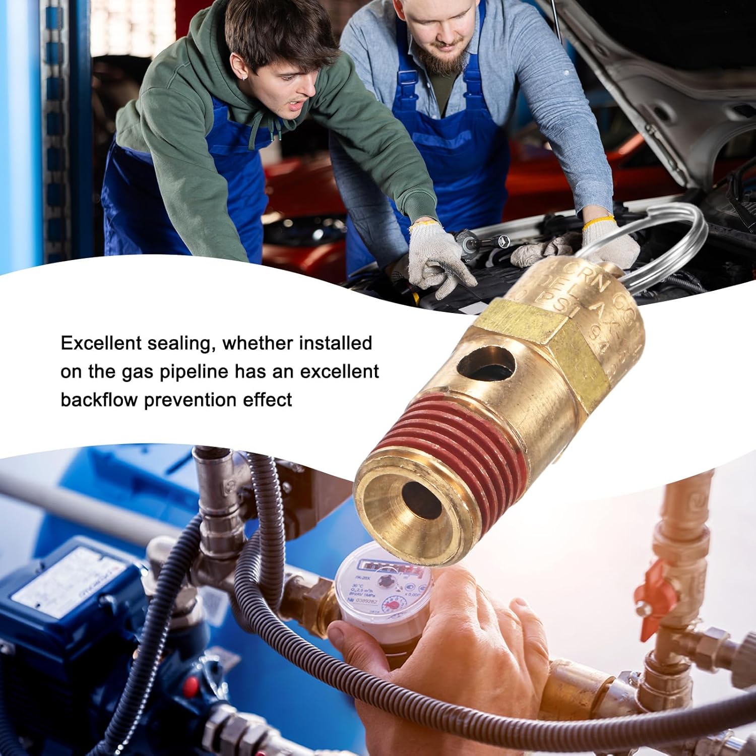 M METERXITY 2-Pack Air Compressor Pressure Release Safety Valve, 1/4" NPT Male 250 PSI Brass Threaded Automatic Air Vent Safety Control Valve