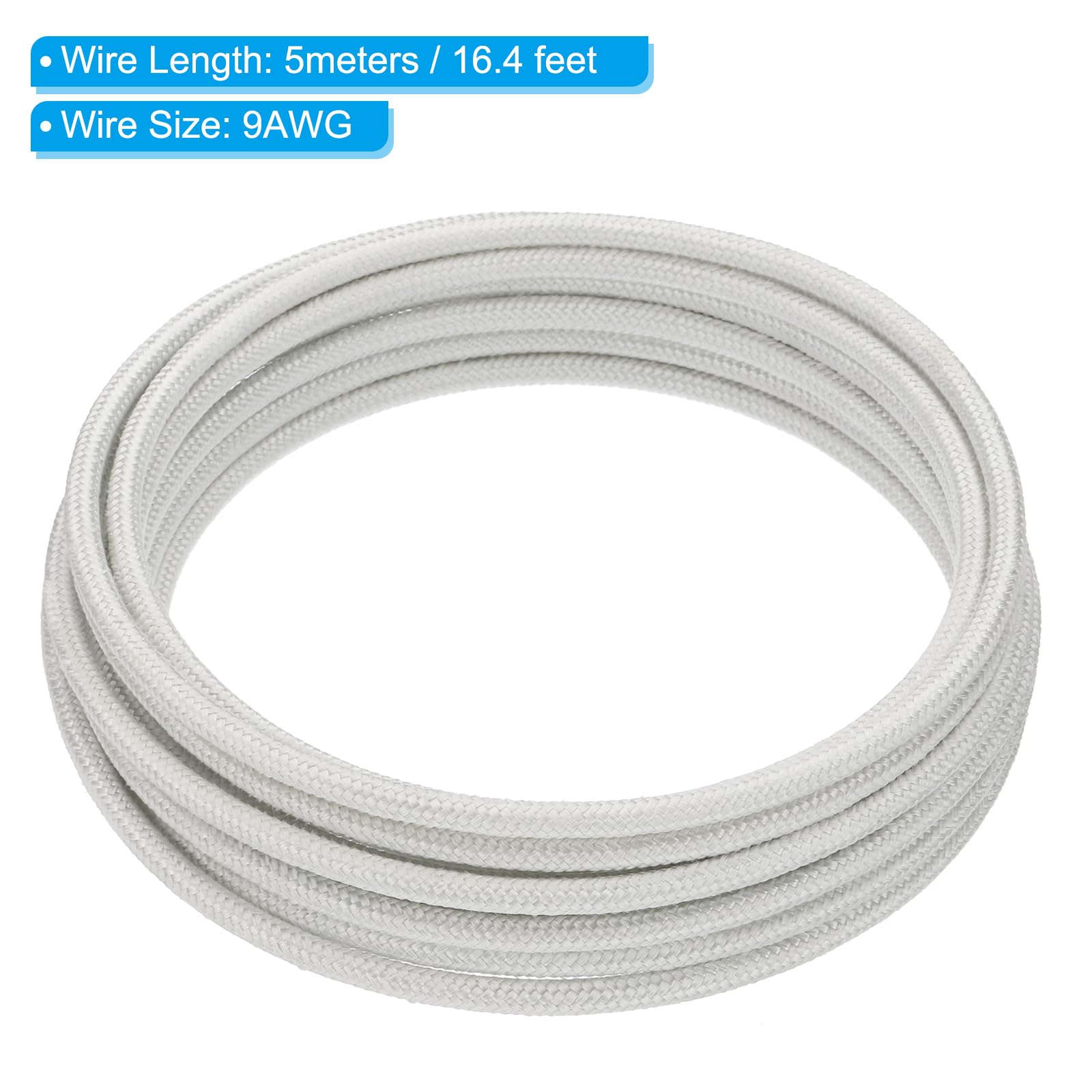 PATIKIL 16.4Ft 9AWG High Temperature Wire - Image 2