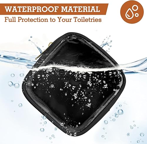 Miniatura 4 de YESMET Small Makeup Bag, Clear Mini Makeup Bag for Purse, Cute Preppy Cosmetic Bag with Zipper, Nylon & PVC Waterproof Travel Toiletry Bag Organizer