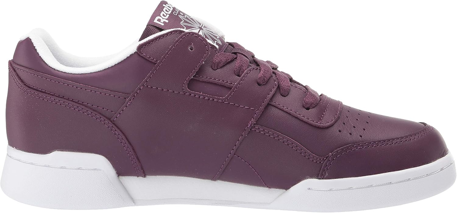 Reebok Men's Workout Plus Shoes, Urban Violet/White, 11.5 M US
