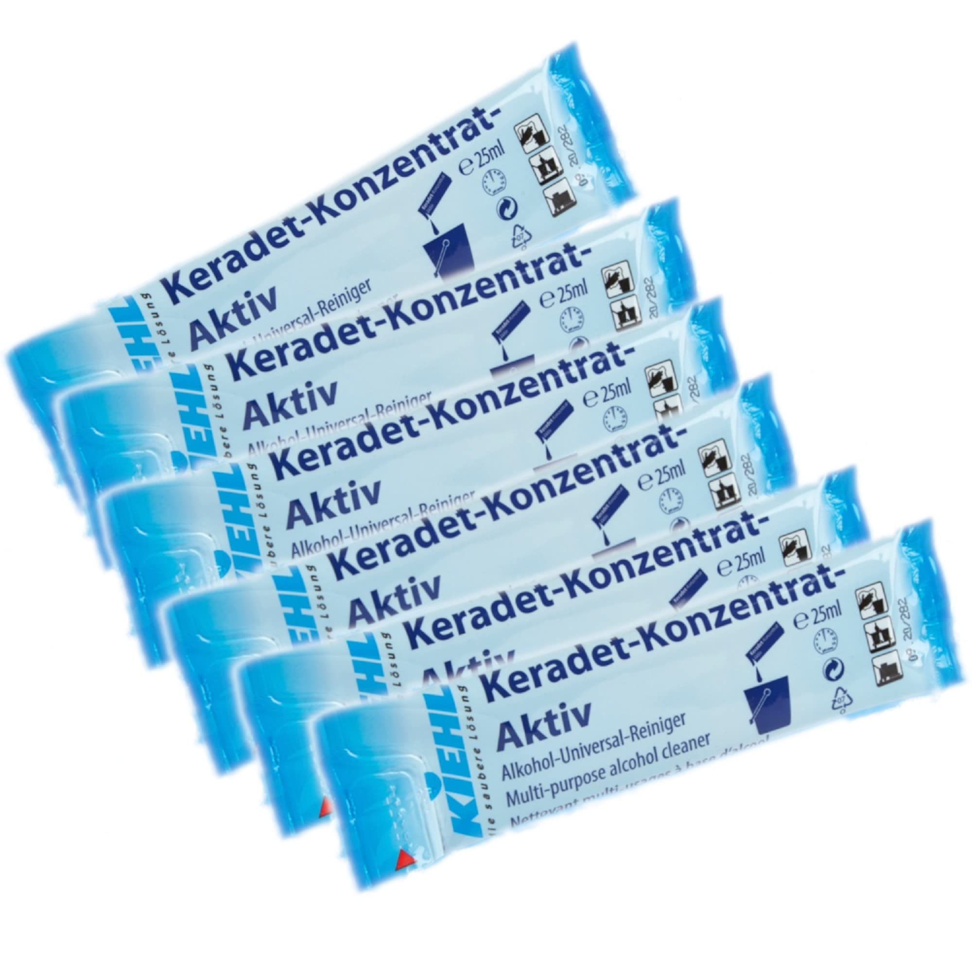 240 bustine monodose Keradet Konz. detergente superconcentrato alcolico igienizzante profumazione lunga durata per superfici delicate.