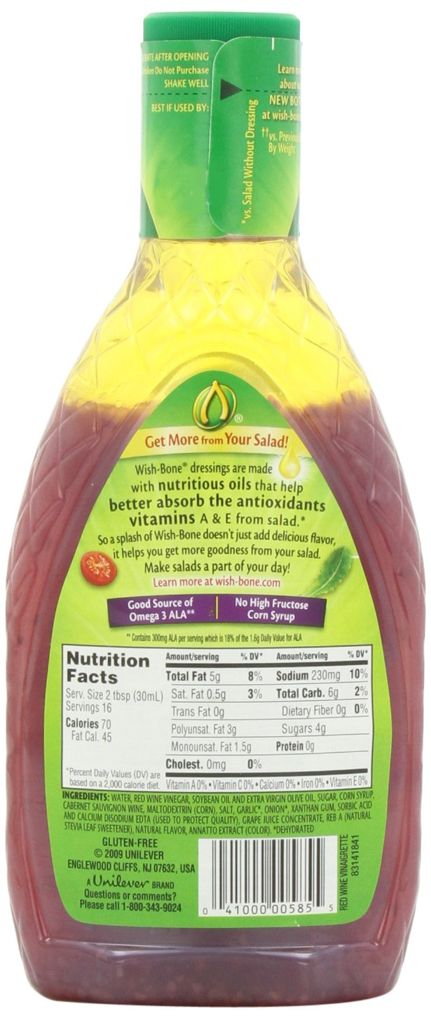 Amazon.com : Wish-Bone Red Wine Vinaigrette : Grocery & Gourmet Food