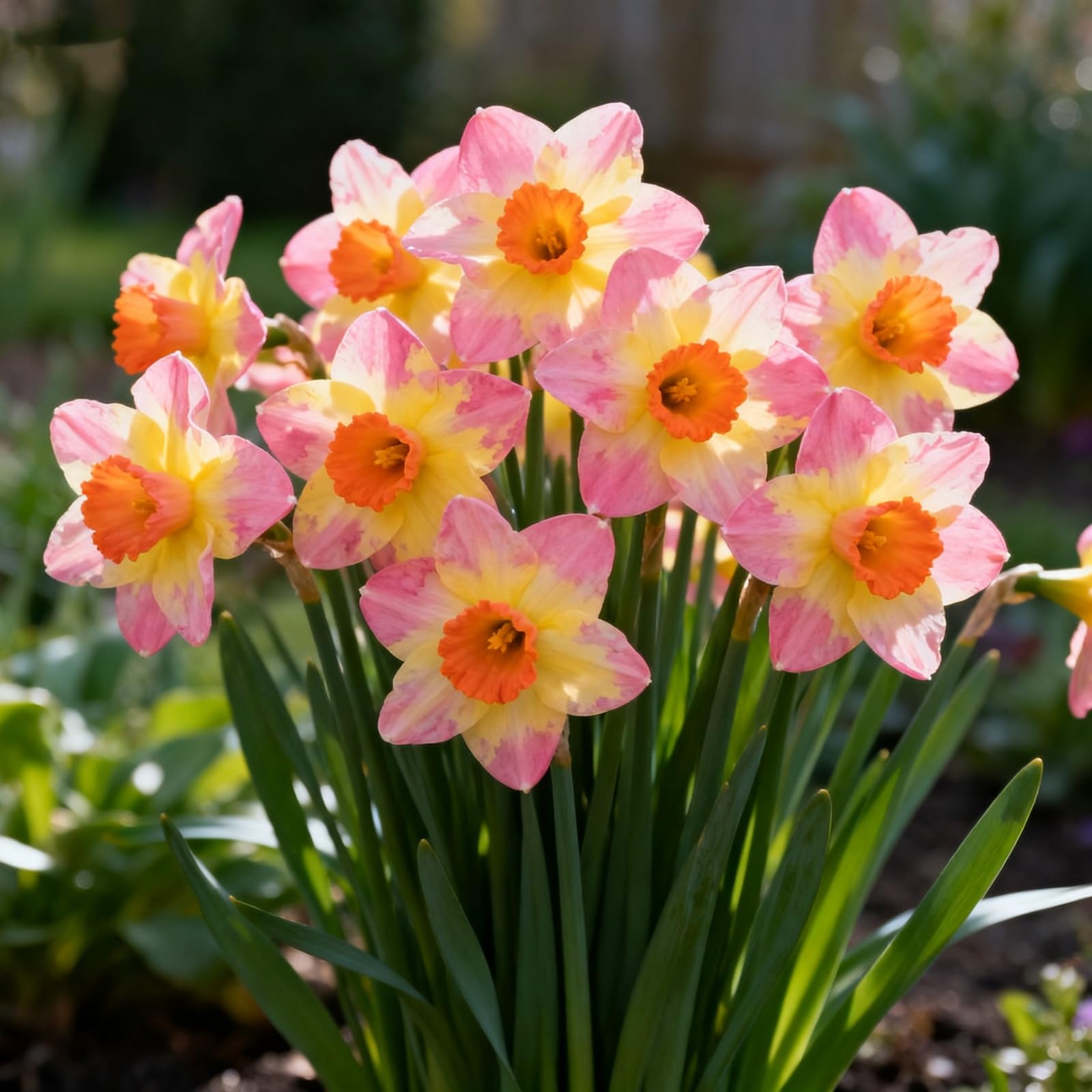 Daffodil Bulbs/Perennial-Narcissus Bulbs&Dwarf Daffodil Bulbs UK-Thrives in The Garden-Excellent Display-Mix-4bulbs-D