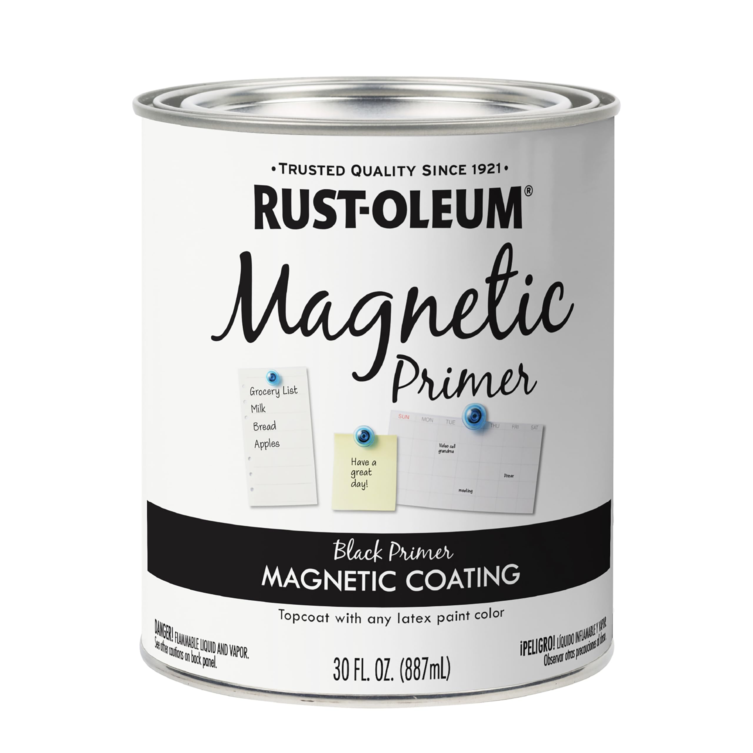 Rust-Oleum 247596 Magnetic Primer, 30 oz, Black