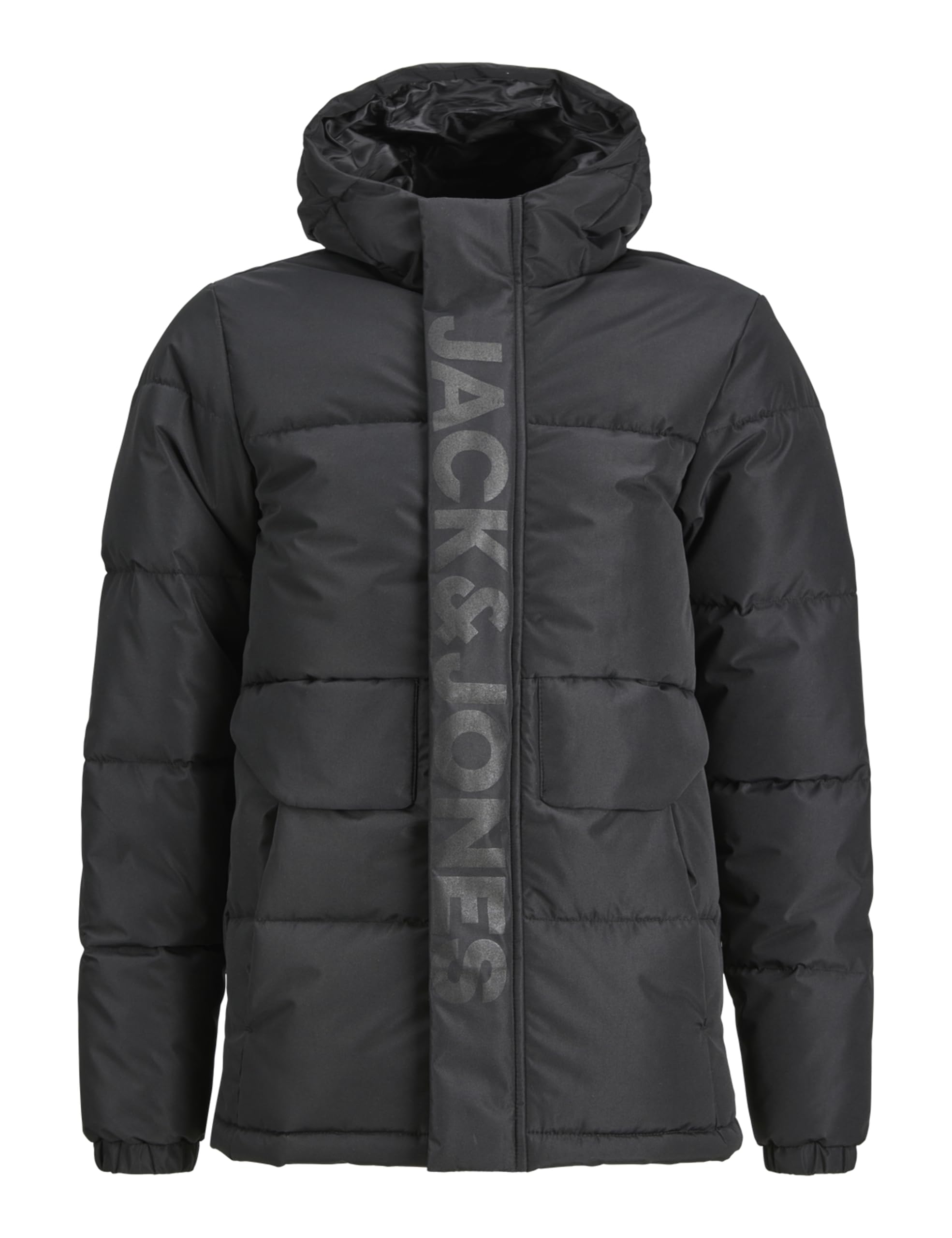JACK&JONES JUNIOR JCOSPEED Puffer SN MNI, Piumino Bambino, Black/Detail:Tone in Tone Logo Chest, 116