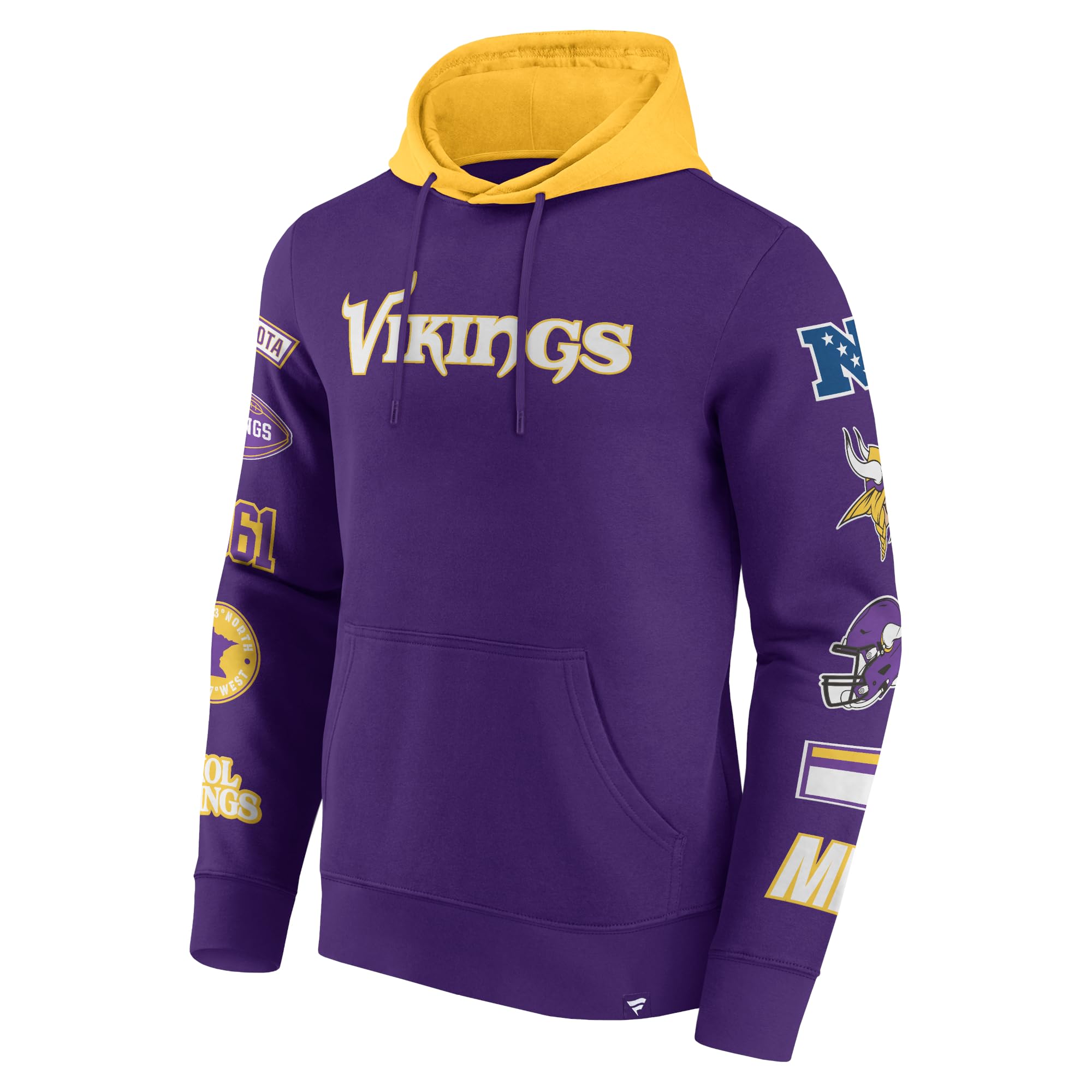 Fanatics Minnesota Vikings NFL Sleeve Prints Hoody