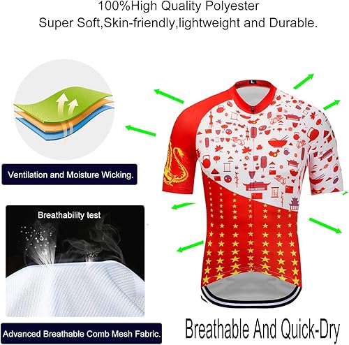 Miniatura 4 de SGCIKER Conjunto de jersey de ciclismo para hombre, World Tour Pro Team 2023, camiseta de ciclismo de verano, ropa de bicicleta MTB, kits cortos,