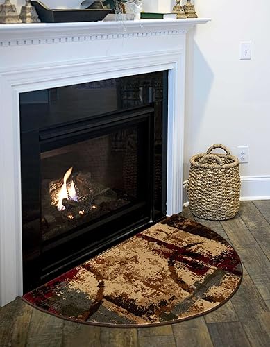 Miniatura 4 de Unique Loom Barista Collection - Alfombra de área - Catuai (2 pies 7 pulgadas x 4 pies, hogar, multimarrón)