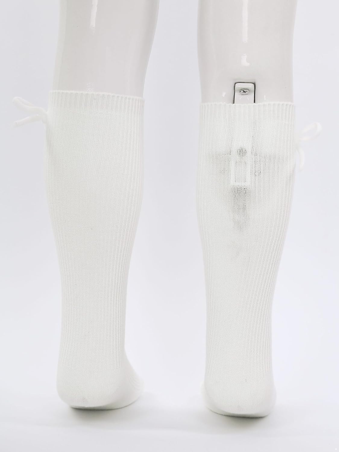 Hularka Baby Girls Stretchy Knee High Socks Cotton Newborn Infants Toddlers Cable Knit Tube Bowknot Stockings
