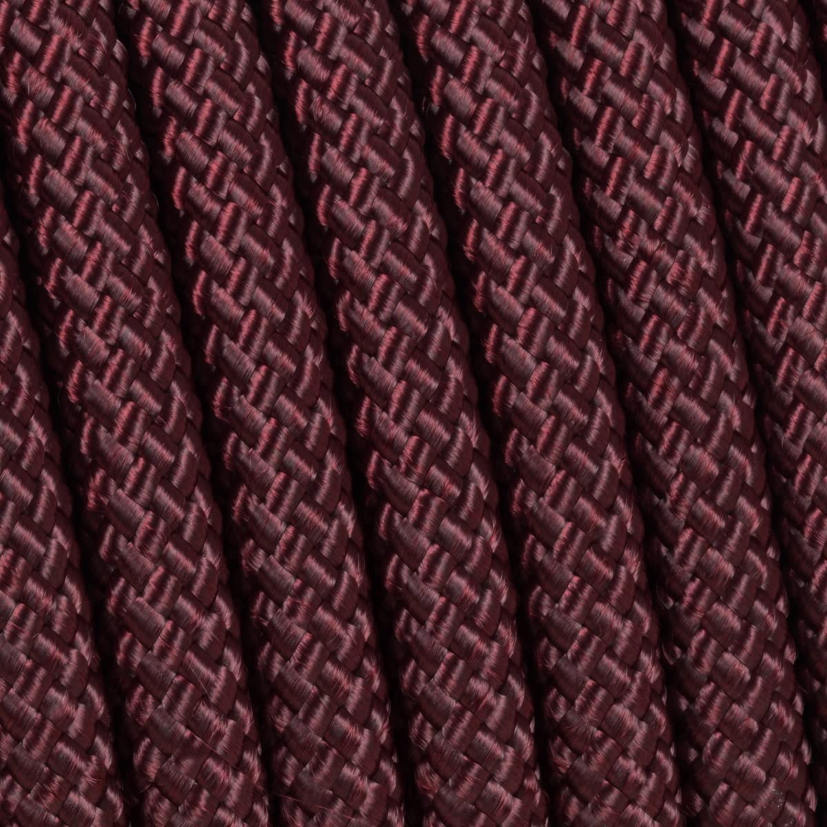 Corderie Italiane 006085706 Doppia treccia skipper alta tenacità, bordeaux, 6 mm - 50 metri