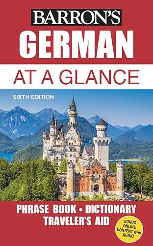 German At a Glance: Foreign Language Phrasebook &amp; Dictionary (Barron's Foreign Language Guides)