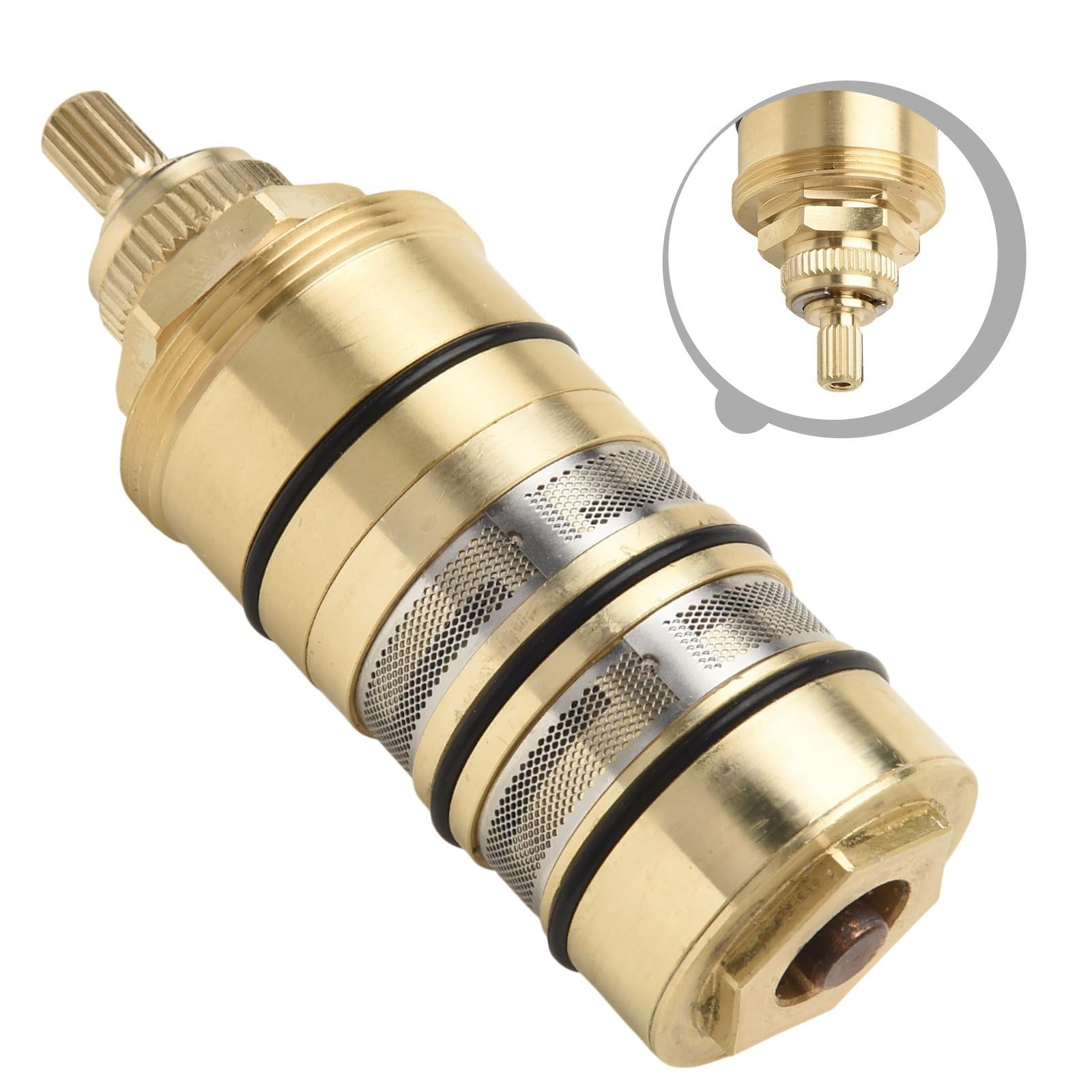 FACAIIO Per 130156 3/4 "Exact Temp cartuccia termostatica, valvola doccia in ottone per kit di ricambio con controllo preciso della temperatura