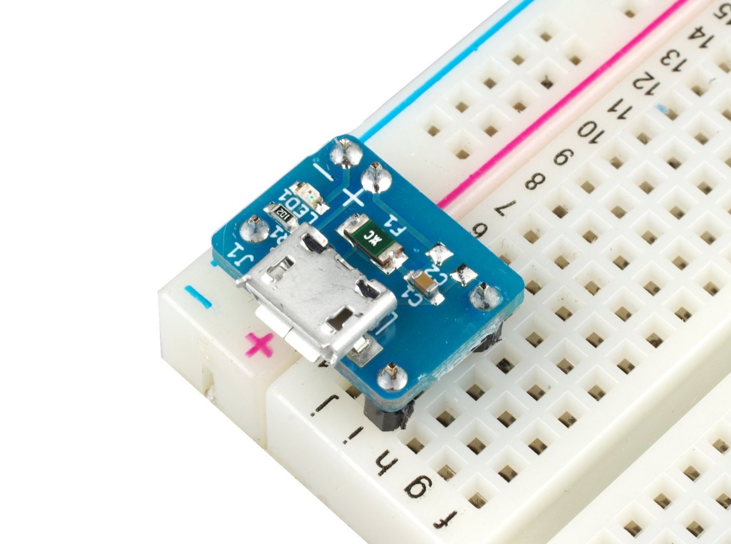 ±15V 5V 電源付ブレッドボード Amazon.co.jp: ブレッドボード用5V電源ボード Micro-B版