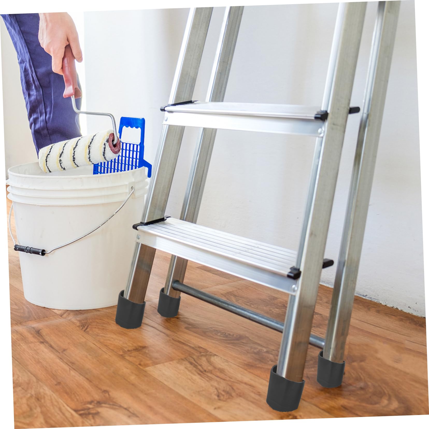 Set 4 Piedini Antiscivolo Per Scale - Protezione Pavimenti E Sicurezza - Foto 12