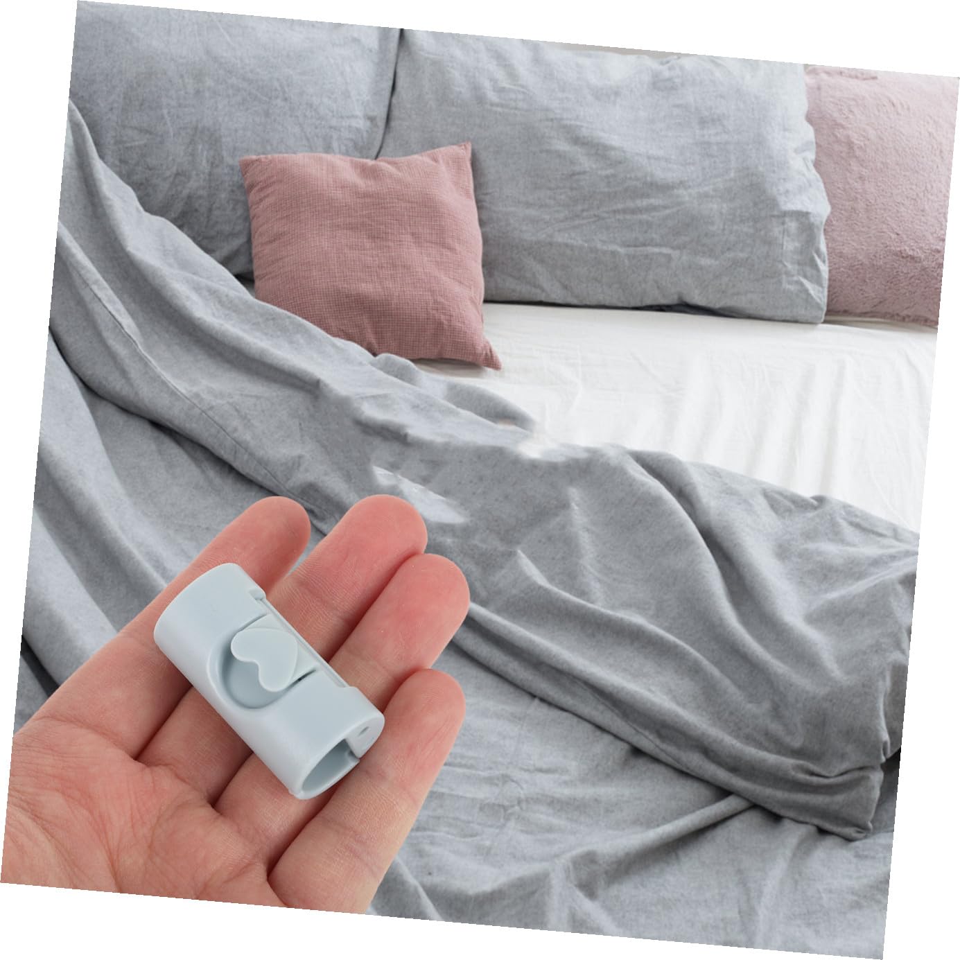 5 Sätze Quilthalter Betten Für Nicht Griffe Fixer Bettlakenbefestigung Mit Kleinen Klammern Bettlakenklemmen Aus Kunststoff Bettlaken-Clips Fester Quiltclip Plastik 24 Stück * 5