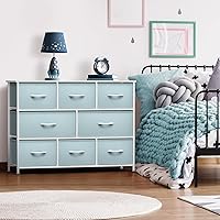 Vista 22 de Sorbus Cómoda con 8 cajones - Mueble para almacenar ropa para niño, para dormitorio, pasillo, clóset, oficina – Marco de acero, parte superior