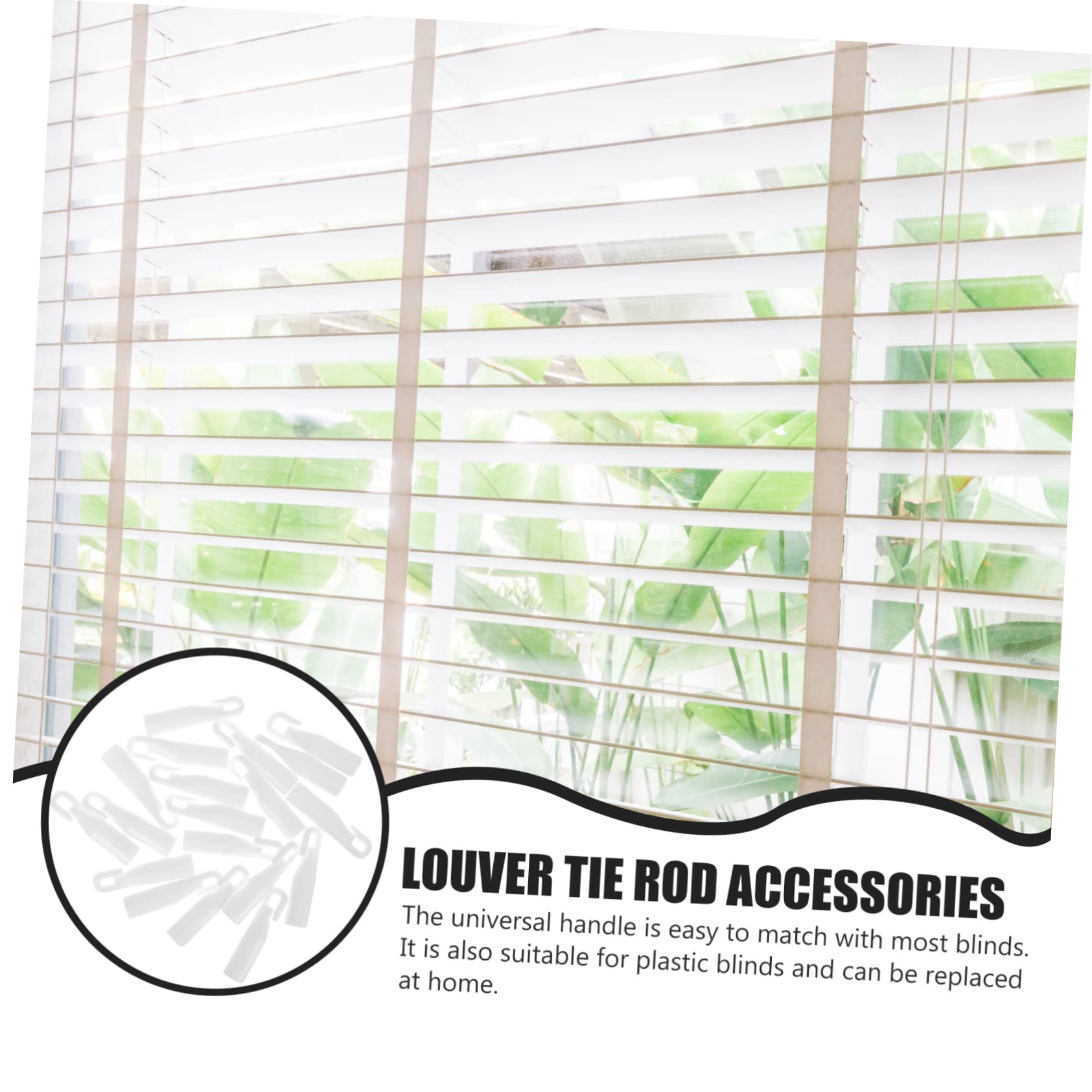 STOBAZA 80pezzi Ganci per Tende Pom Accessori per Tende Verticali Facili da Installare e Sostituire e Altri Modelli Ganci Semplici e Pratici per Ogni Design