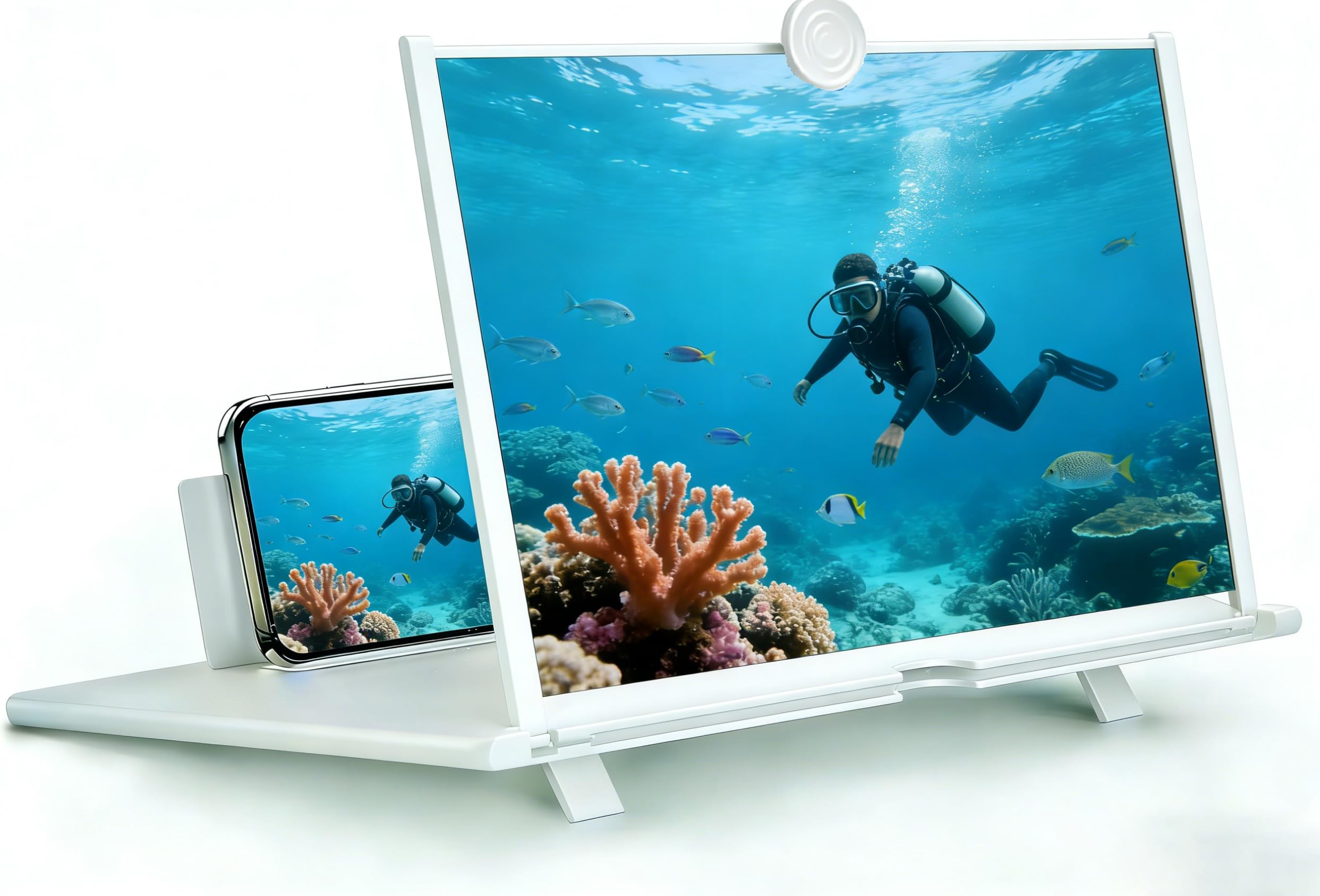 Loupe d'écran de téléphone pliable pour regarder vos films au lit