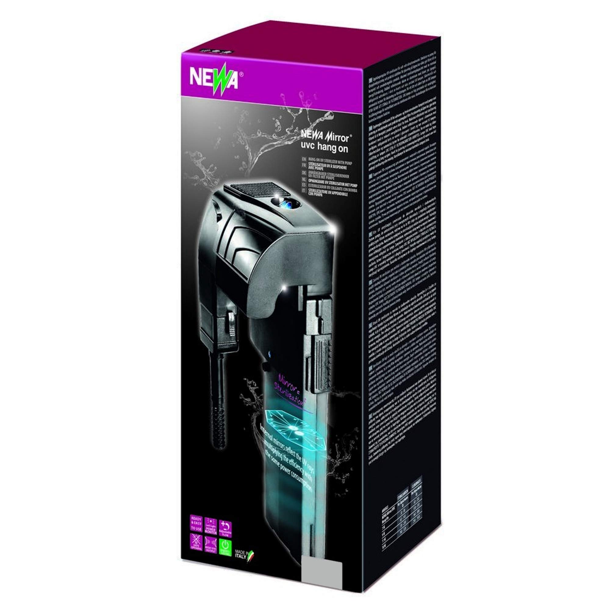 Newa Mirror Hang-On NW-UVC 7 Watt (for Aquariums Max. 350 L)
