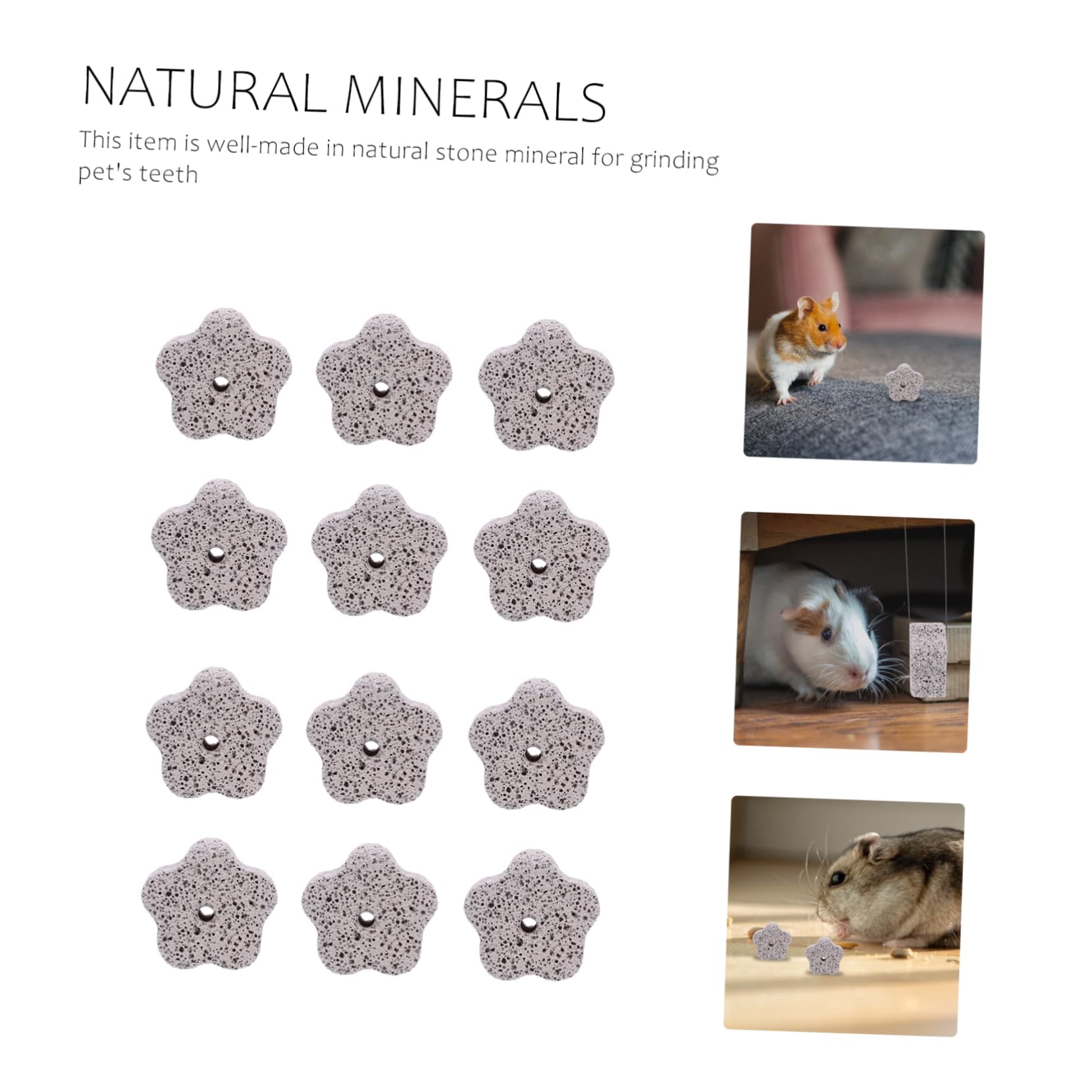 36stücke Förmige Mineralsteine Für Tiere Kalziumreiche Kauspielzeuge Zahnpflege Von Hamstern Und Kaninchen Fördert Gesunde Zähne Und Verhindert Nagen An Möbeln