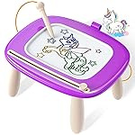 Seimome Doodle Board for Toddler Toys Age 1-3, Magnetic Writing Board, Preschool Learning and Educational Toys for 1 2 3 Years Old Girl Boy Gift for Birthday -Purple