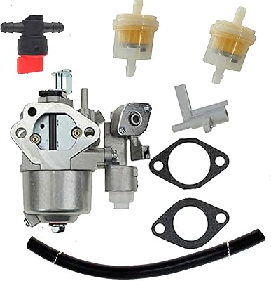 HQparts EX27 Carburetor for Subaru Robin EX27 EX30 9HP 9.5HP Overhead Cam Engine 7hp 265cc Generator Silver Mikuni RGX4800 RGN5100 Lawn Mover 279-62361-20 279-62301-00
