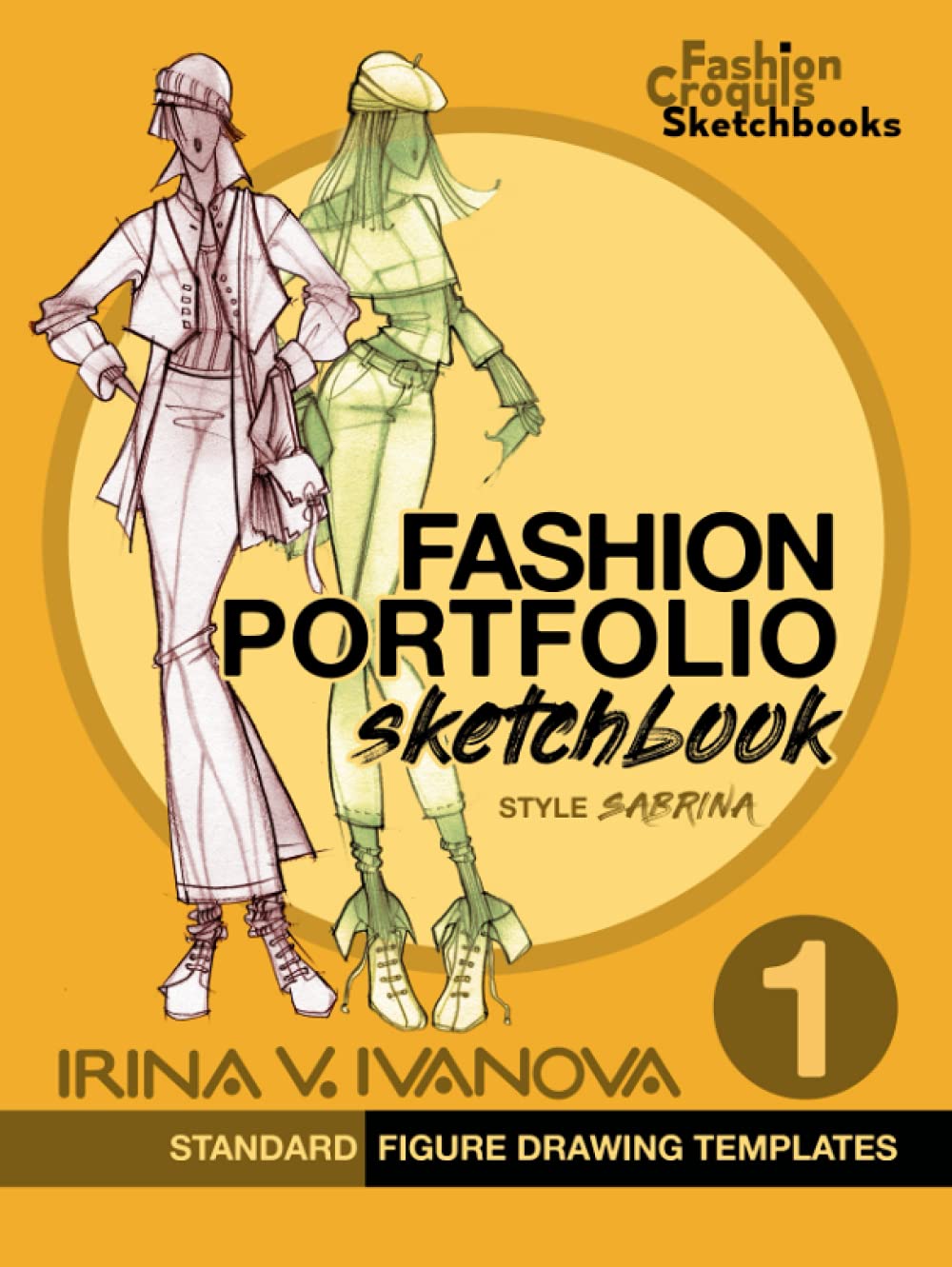 Buy Fashion Portfolio Sketchbook 1 Standard figure drawing templates