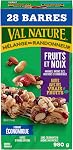 NATURE VALLEY - VALUE PACK SIZE - Fruits et noix, amandes, raisins secs, arachides, canneberges 28 Les barres, 980 Emballage de Grams, Grains entiers, Pas de colorant artificiel, Pas d'arôme artificiel