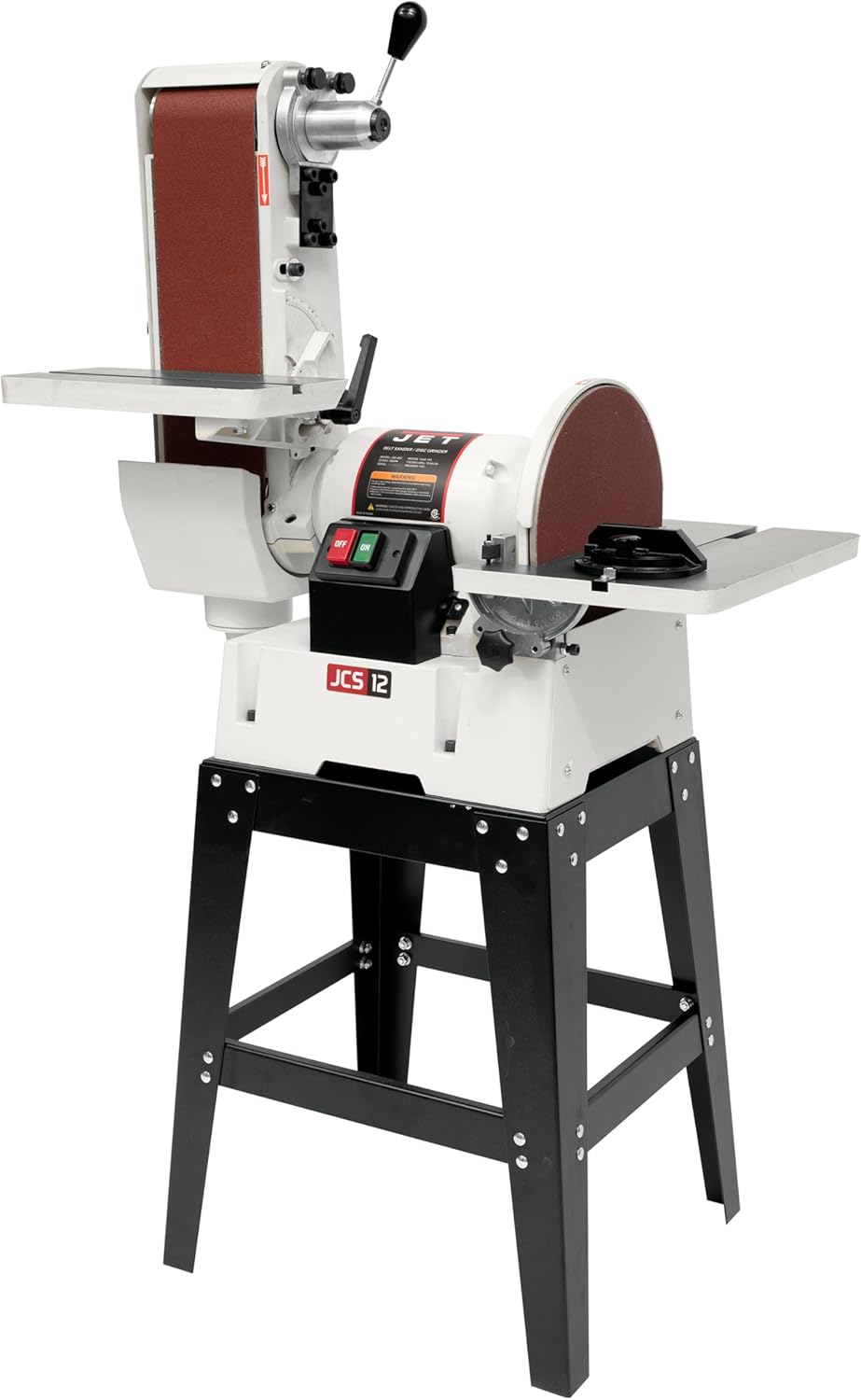 JET 6" x 48" Belt & 12" Disc Sander, Open Stand, 1-1/2 HP, 115/230V 1Ph (JSG-6DCK)