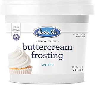 Satin Ice White Buttercream Frosting - 3lb - Pail