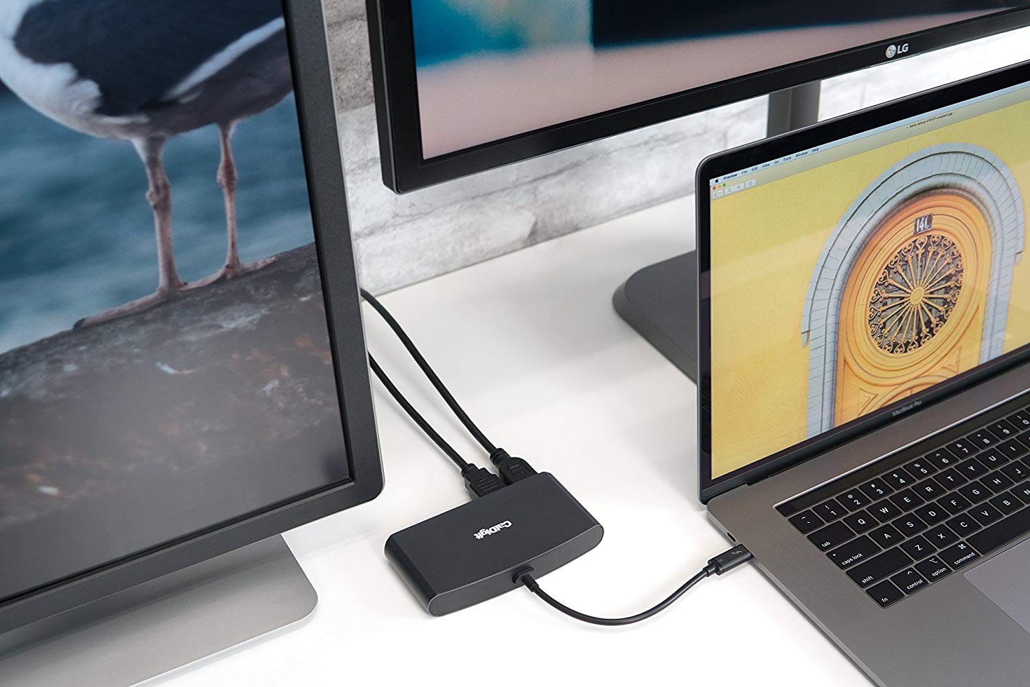 Mini dock CalDigit Thunderbolt 3 (HDMI 2.0) - Portatile, alimentato tramite bus, 40 GB, doppio 4K @ 60 Hz, USB 3.0 e 2.0, GbE LAN. Compatibile con Thunderbolt 3 Mac e PC (Dual HDMI 2.0)