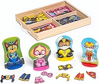 Vista 1 de Melissa & Doug Juego magnético de madera de Paw Patrol (64 piezas)