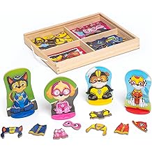 PAW Patrol Wooden Magnetic Pretend Play (64 Pieces)