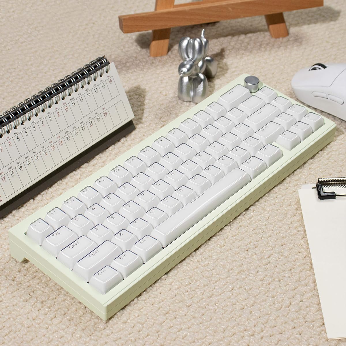 SUEHIODHY Kristal Jelly Keycaps Özel Yarı Saydam Keycaps 136