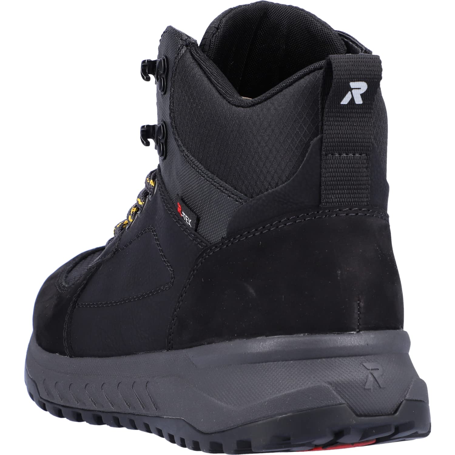 Schnürstiefel Boots Herren Schwarz Warm Neu Schnürboots für Herren
