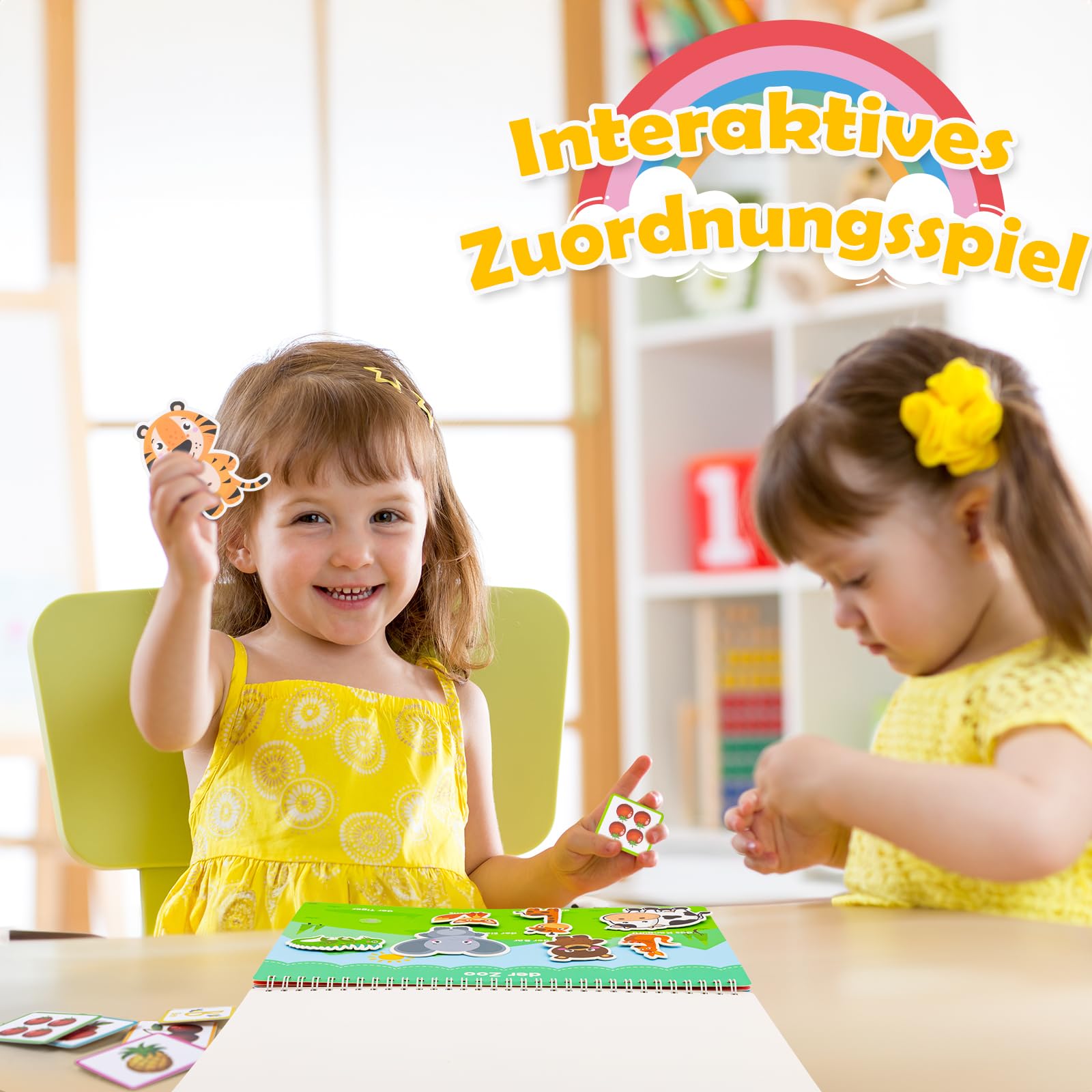 Montessori zabawka dla dzieci z 12 tematami, zabawka edukacyjna, gry edukacyjne z literami, cyframi, kolory na pierwszy dzień w szkole, prezent dla chłopców i dziewczynek