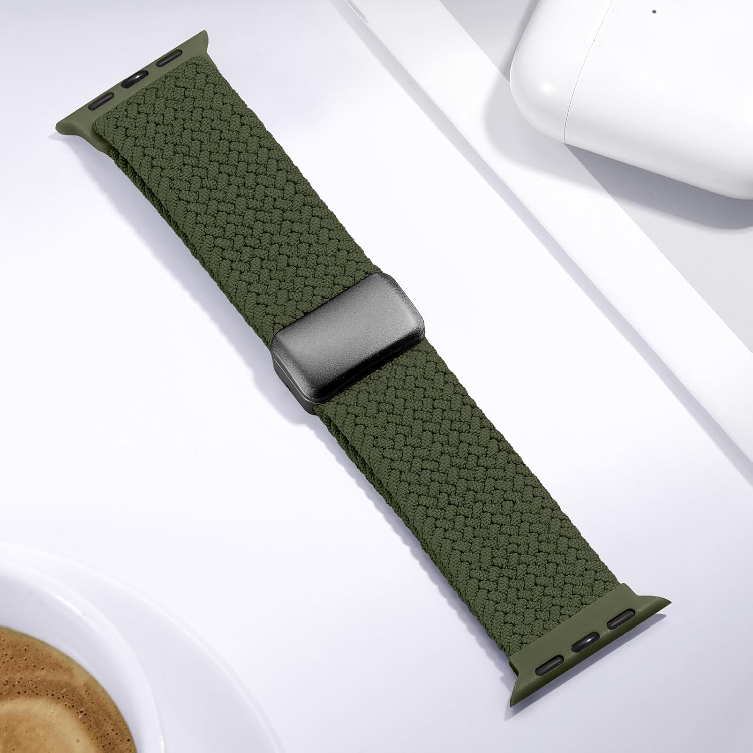 Zedoli Magnetic Braided Solo Loop Compatible with Apple Watch Band 38mm 40mm 41mm 42mm 44mm 45mm 46mm 49mm,Stretchy Nylon Sport Strap for iWatch Series 11 10 9 8 7 6 5 4 3 2 1 SE Ultra Ultra 2 Ultra 3 - Image 4