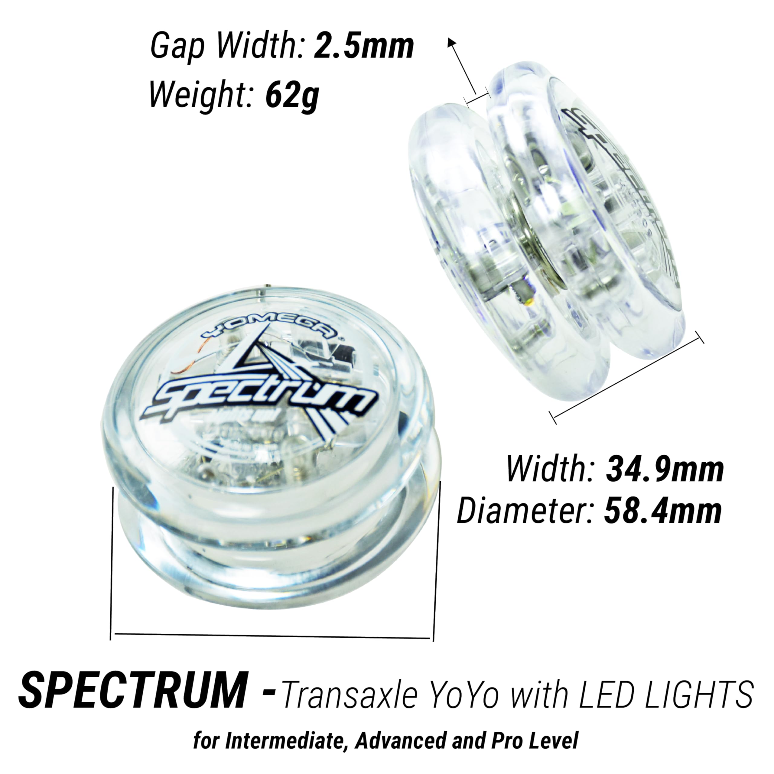 Amazon.com: Yomega Yoyo Legendary Spinners Packs- Beginner