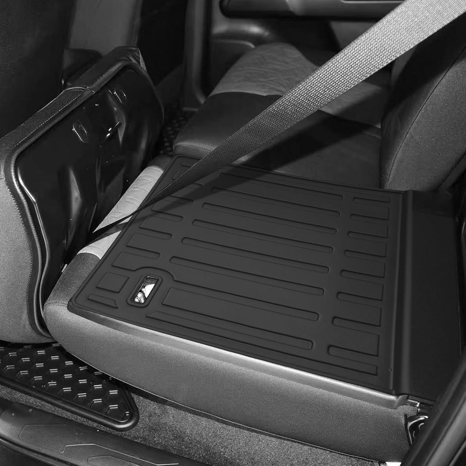 Custom for 2005-2023 Toyota Tacoma Double Cab Rear Seat Backrest Mats All Weather TPE Protection Mat Accessories (for 2005-2023 Toyota Tacoma Double Cab)