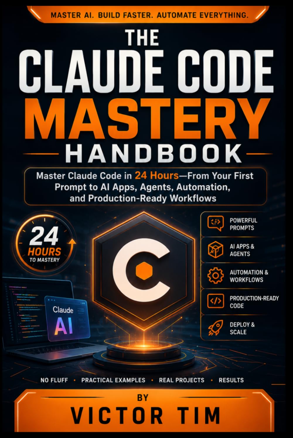 THE CLAUDE CODE MASTERY HANDBOOK: Master Claude Code in 24 Hours—From Your First Prompt to AI Apps, Agents, Automation, and Production-Ready Workflows