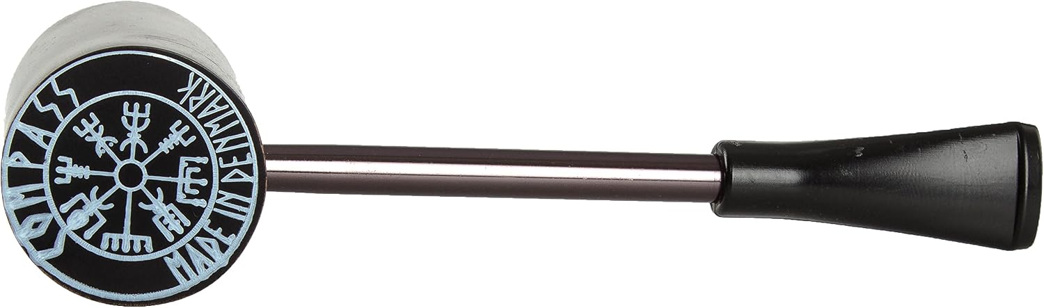 Nording Compass Black Smooth Tobacco Pipe - TP4598