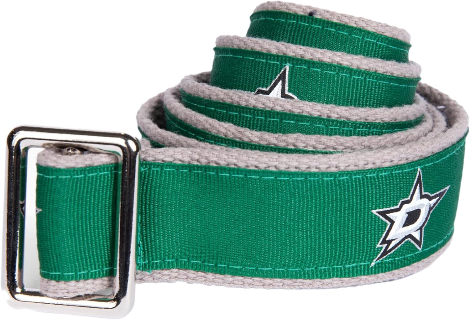 GELLS Dallas Stars NHL Hockey Belt Officially Licensed With Nickel Finished Brass Buckle And Logo Tin