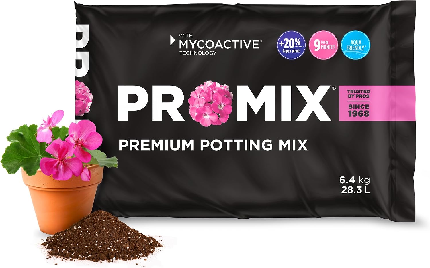 PRO-Mix Potting Mix, Bigger Plants, More Blooms – 28.3 L
