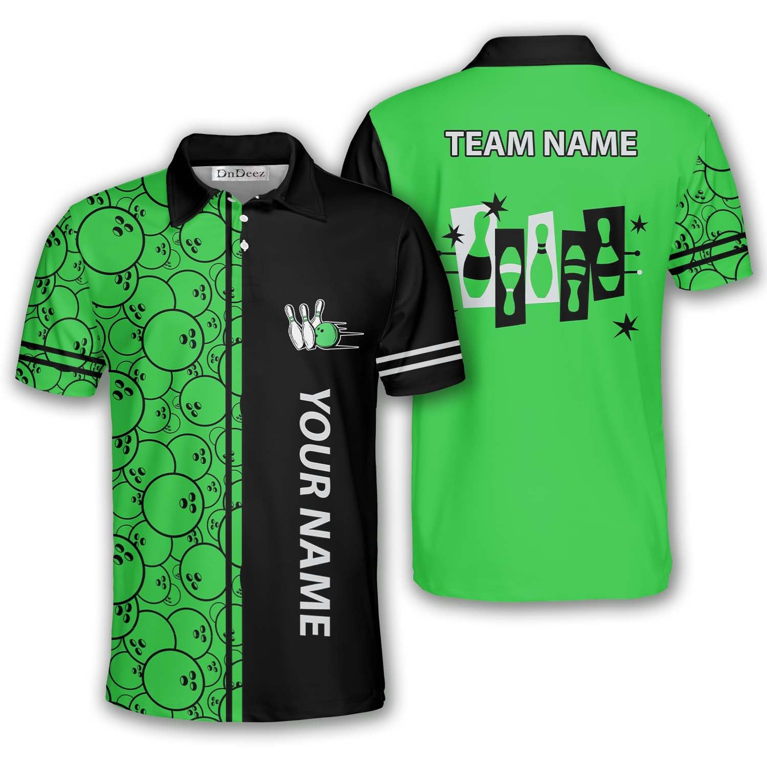 DnDeez Custom Bowling Shirts for Men, Personalized Bowling Jerseys Tribal Pattern Unisex Team 12, Sizes S - 5XL