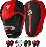 Luvas de boxe curvas WYOX – Conjunto de treinamento com protetores de boxe, luvas de soco para adultos, protetores de kickboxing, protetores de Muay Thai, protetores de caratê, treinamento de MMA