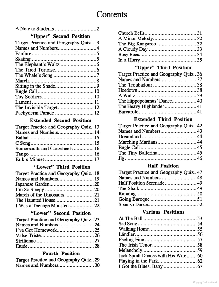 Position Pieces for Cello - Image 2