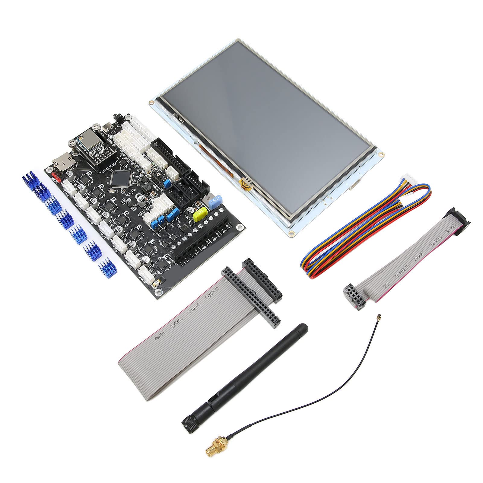 3D-Drucker-Motherboard-Steuerplatine mit integrierten 7 Achsen und TMC2209-Treibern für 2.4 und Duet3 Mini5+ 3D-Drucker baut 7-Zoll-Touchscreen-Display